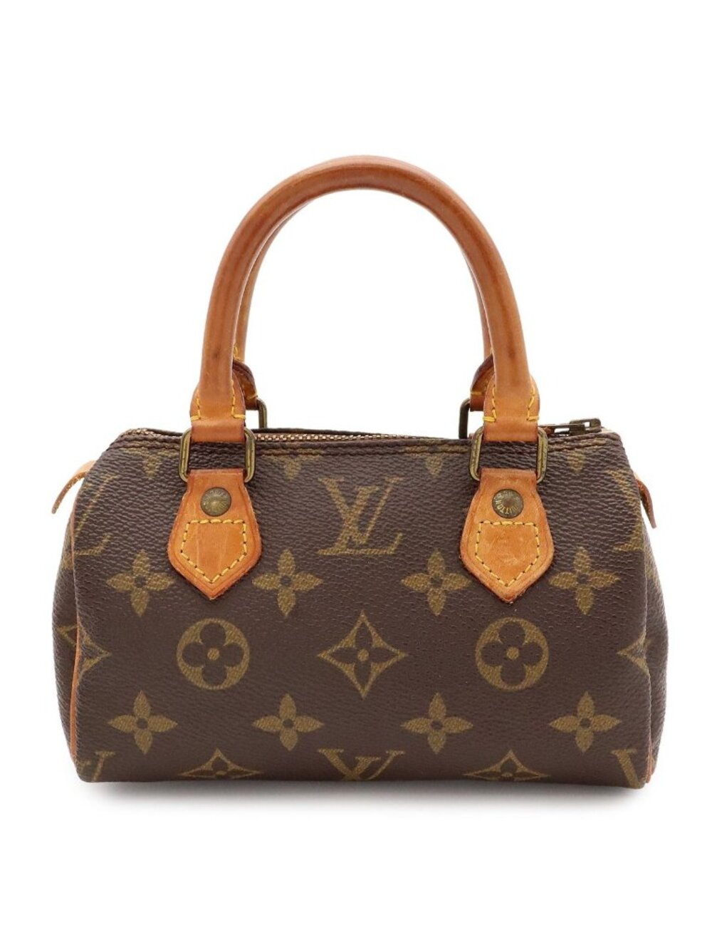 Louis Vuitton Monogram Mini Speedy Mini Bag Pouch Case
